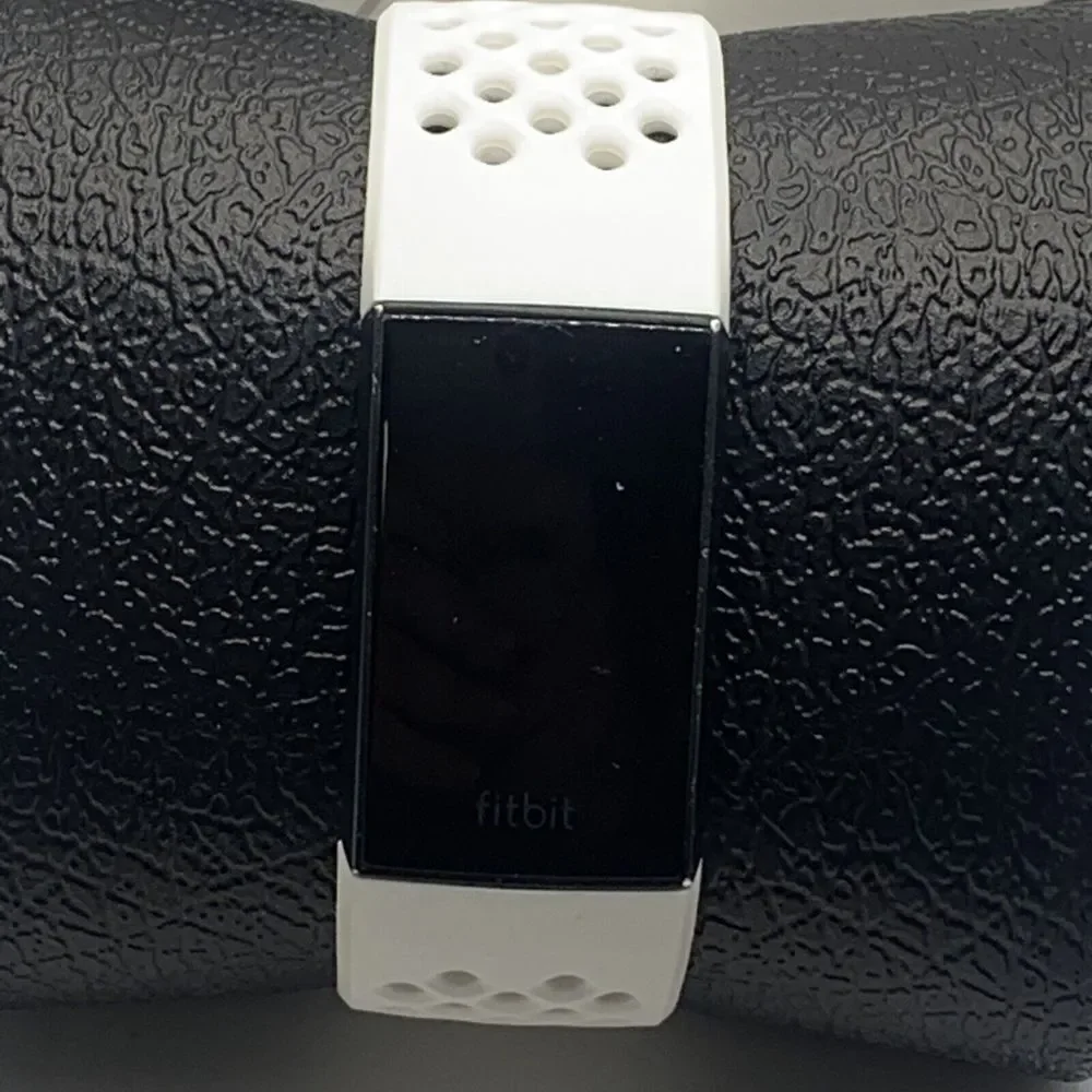 Fitbit Charge 3 FB410GMWT Unisex White Heart Rate Monitor Activity Tracker QU60